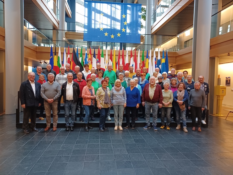 Guppenfoto CDU Bürgerfahrt 2023 EU Parlament Straßburg